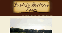 Desktop Screenshot of barthlebrothersranch.com